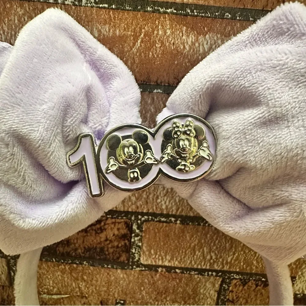 Disney Minnie Mouse Silver Minnie Mouse Ears Headband